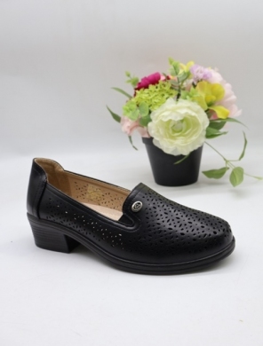 Półbuty damskie na obcasie (37-41) J35-22 BLACK