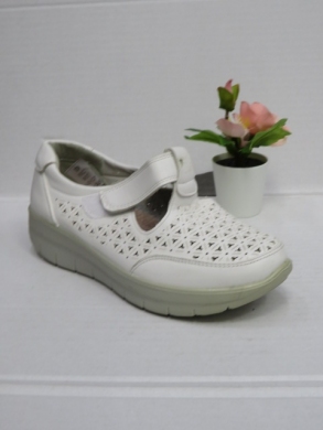 Półbuty damskie na płaskim (36-42) 91022 WHITE