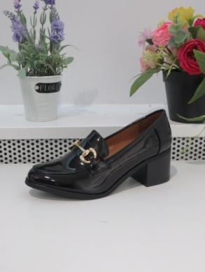 Półbuty damskie na obcasie (36-41) 68149 BLACK