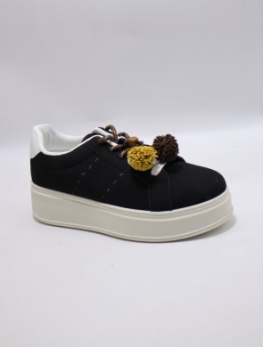 Buty sportowe damskie na płaskim (36-41) GA8836-1 BLACK