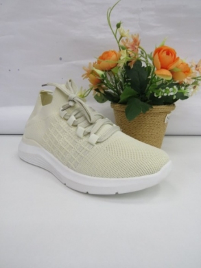 Buty sportowe damskie na płaskim (36-41) V8073-3 BEIGE