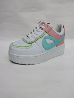 Buty sportowe damskie na płaskim (36-41) DN89-2 WH/PINK/BLUE