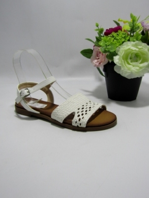 Sandały damskie na płaskim (36-41) 8204 WHITE