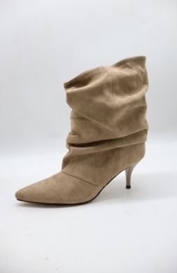 Botki damskie na szpilce (36-41) 52268 KHAKI