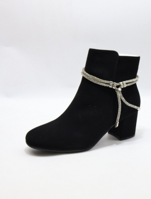 Botki damskie ocieplane na obcasie (36-41) X3740-1