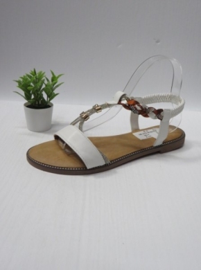 Sandały damskie na płaskim (36-41) 98-112 WHITE