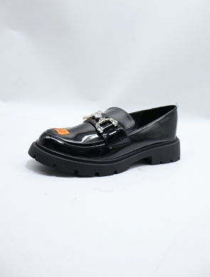 Mokasyny damskie na płaskim (36-41) 9282-P BLACK