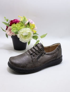 Półbuty damskie na płaskim (36-42) 26123-2 GREY