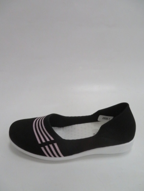 Tenisówki damskie na płaskim (36-41) 3506-1 BLACK