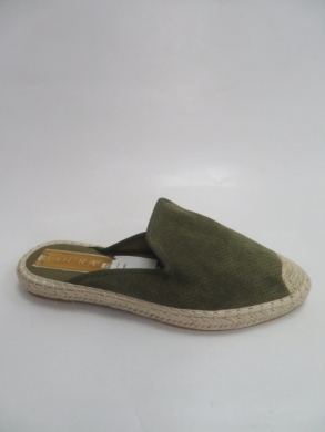Klapki damskie na płaskim (36-41) 4821 GREEN
