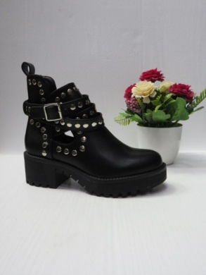 Botki damskie na obcasie (36-41) BM311 BLACK