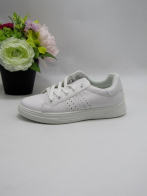 Buty sportowe damskie na płaskim (36-41) TQ2410 WHITE