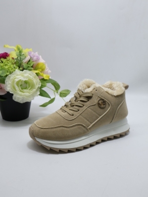 Buty sportowe damskie ocieplane (36-41) WD-122 KHAKI