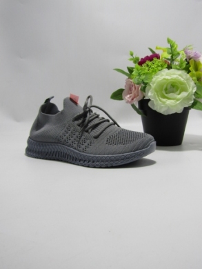 Buty sportowe damskie na płaskim (36-41) W065 GREY