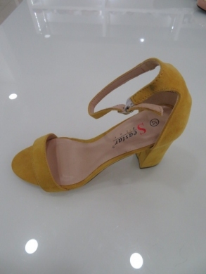 Sandały Damskie na obcasie (36-41) CD59 YELLOW