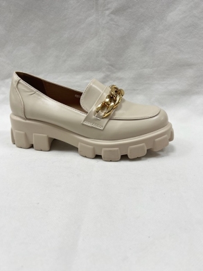Mokasyny damskie na płaskim (36-41) 2099 BEIGE