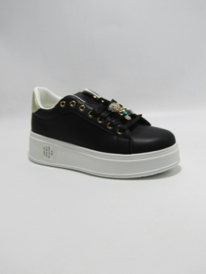 Buty sportowe damskie na płaskim (36-41) 1935 BLACK