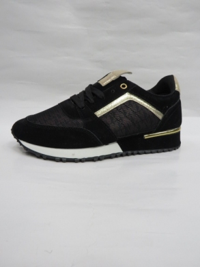 Buty sportowe damskie na płaskim (36-41) R-60 BLACK
