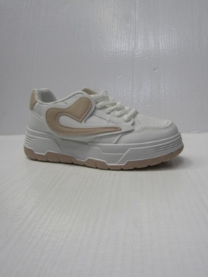 Buty sportowe damskie na płaskim (36-41) 0-1780 WHITE/PINK
