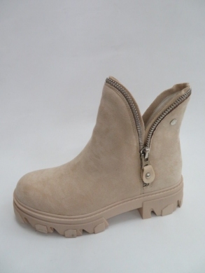 Botki damskie jesienne na płaskim (36-41) 8500 BEIGE