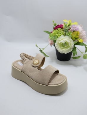 Sandały damskie na płaskim (36-41) 8208 BEIGE