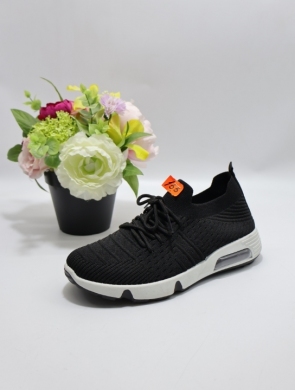 Buty sportowe damskie na płaskim (36-41) YJF-53 BLACK