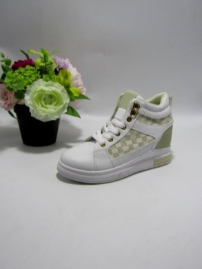 Buty sportowe damskie na płaskim (36-41) 9207 BEIGE