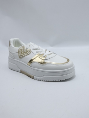 Buty sportowe damskie na płaskim (36-41) A88-195 WHITE