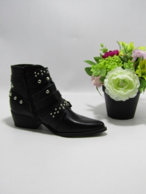 Botki damskie na obcasie (36-41) T218 BLACK