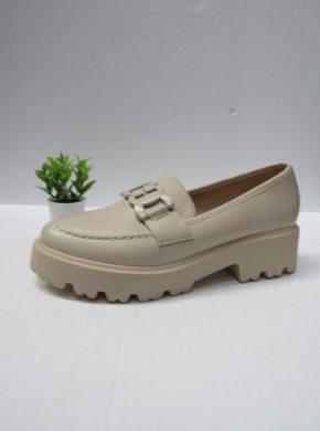 Mokasyny damskie na płaskim (36-41) YDF-6 BEIGE
