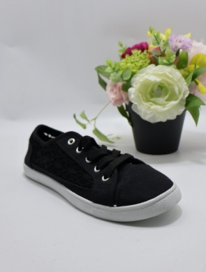 Tenisówki damskie (36-41) 11093-1 BL/WH