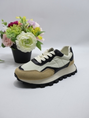 Buty sportowe damskie na płaskim (36-41) 88-92 BLACK
