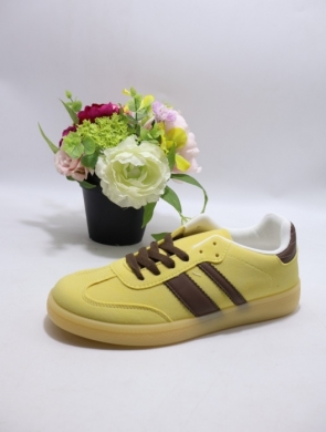 Buty sportowe damskie na płaskim (36-41) EV529 YELLOW