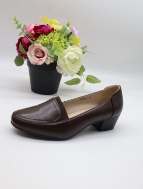 Półbuty damskie na obcasie (36-41) Q7122-2 BROWN