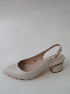 Baleriny damskie na obcasie (36-41) GD-XR-105 BEIGE