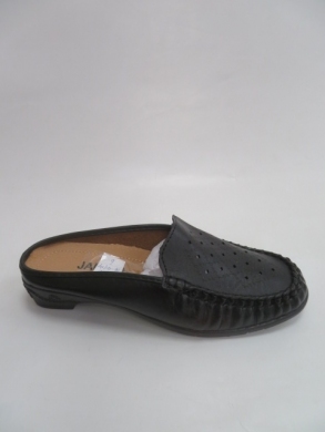 Klapki damskie na płaskim (36-41) 026W-8 BLACK