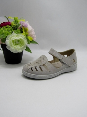 Sandały damskie na płaskim (36-41) 22T76-3 GREY