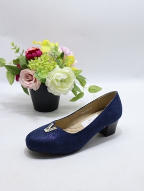 Czółenki damskie na obcasie (36-41) J-318 BLUE