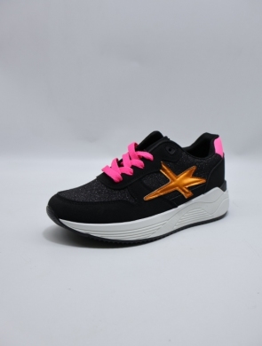Buty sportowe damskie na płaskim (36-41) LS651 BLACK