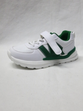 Buty sportowe dziewczęce (32-37) E179 WHITE/GREEN