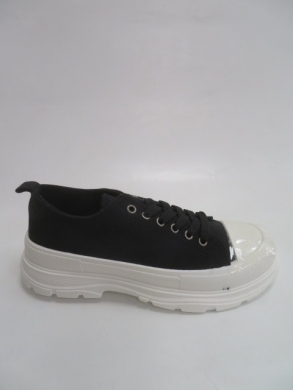Trampki damskie na koturnie (36-41) AB870 BLACK