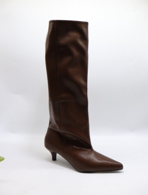 Kozaki damskie na szpilce (36-41) LA3120 BROWN