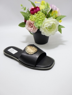 Klapki damskie na płaskim (36-41) GH5162 BLACK