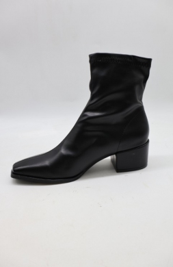 Botki damskie na obcasie (36-41) 2592P BLACK