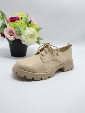 Półbuty damskie na płaskim (36-41) NC1262 BEIGE