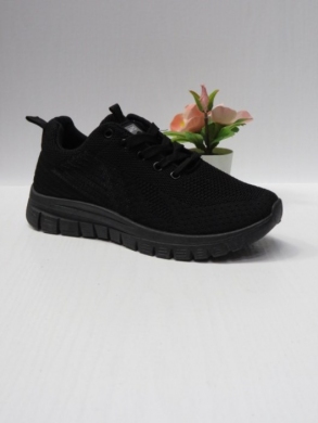 Buty sportowe damskie na płaskim (36-41) 0656 BLACK