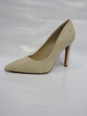 Czółenki damskie na szpilce (36-41) 690 BEIGE