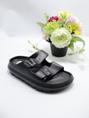 Basenówki damskie (36-41) 2222 BLACK