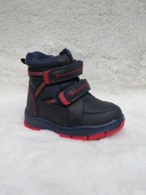 Botki chłopięce ocieplane (23-28) A121 BLUE/RED