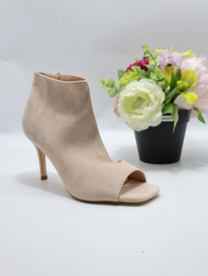 Sandały damskie na szpilce (36-41) 7902 BEIGE